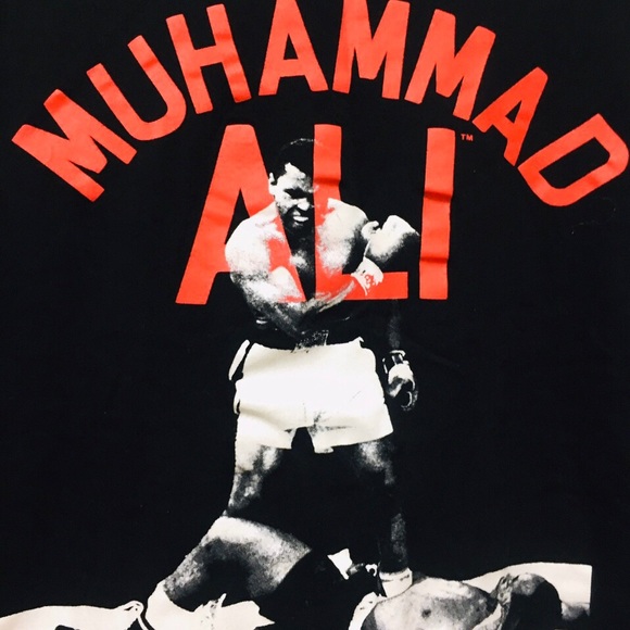 T-shirt Muhammad Ali excellent condition black - Picture 2 of 3